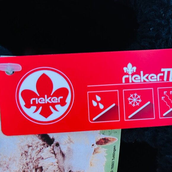 Women's Rieker "Everest" Dual Zip Wool Fleece Lined Ankle Boots Size 6 (EU 37) - Picture 11 of 13